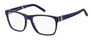 Premium Men Tommy Hilfiger Eyeglasses: TH 1819 - Blue - SpecSMART Eye Clinic (Diagonal View)